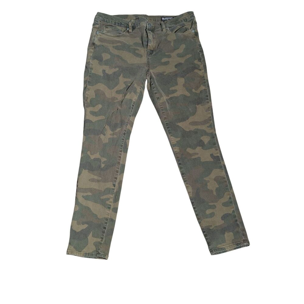 BLANKNYC 30 The Reade Crop Camo Jeans Pants Army Print
